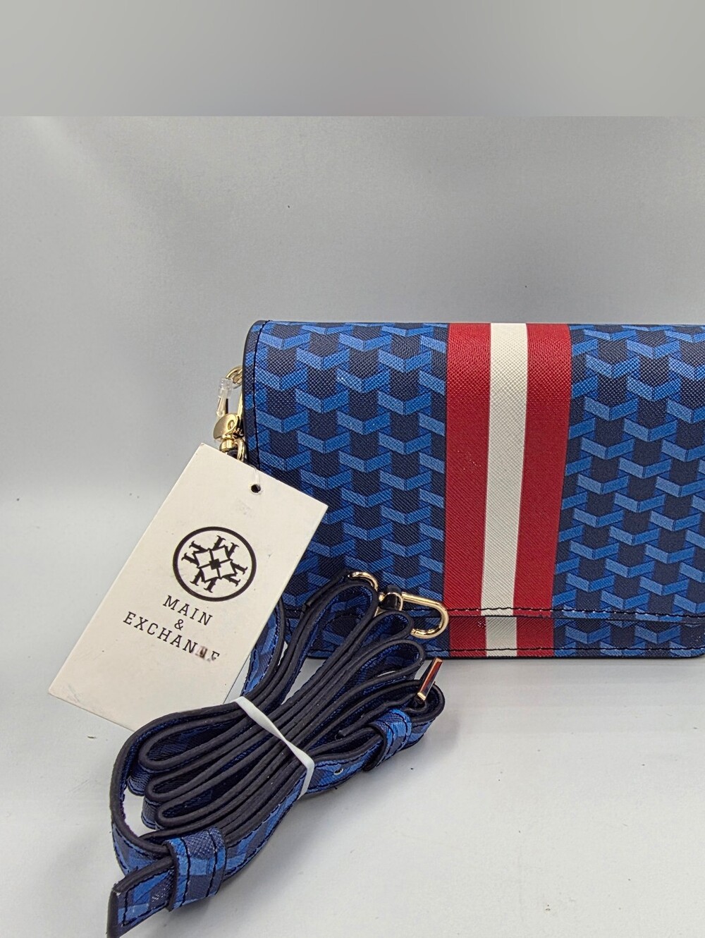 Main & Exchange - Game Day Collecfion Stadium Bag - Red/White/Blue NWT
